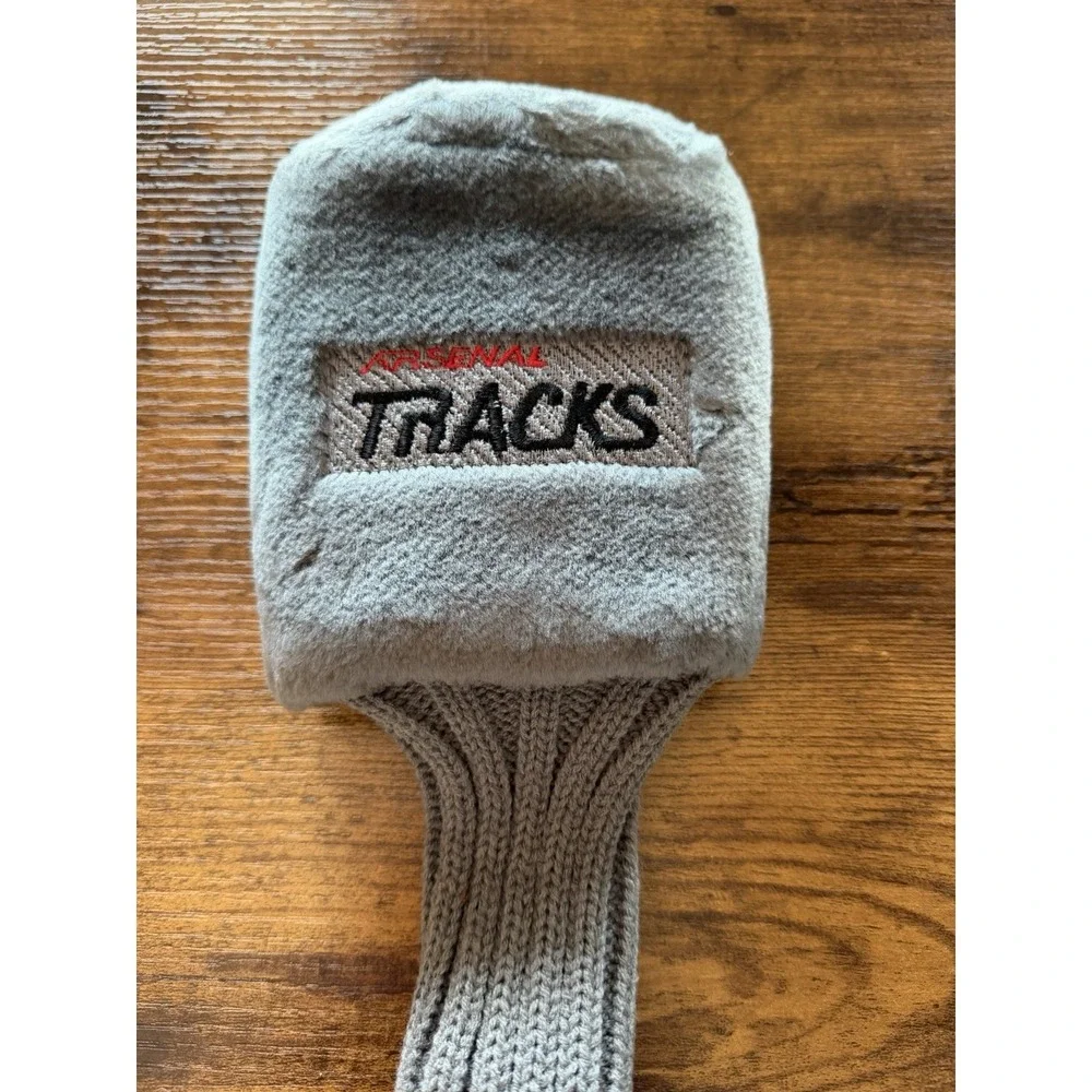 NIB TRACKS vintage knit golf club headcovers numbered club markings